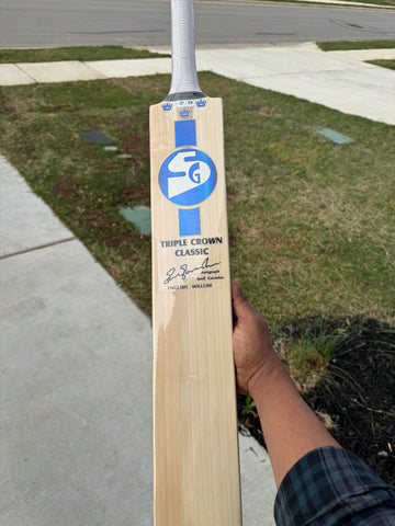 SG Tripple Crown Classic English Willow Cricket Bat - 2025