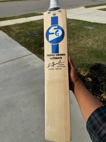 SG Tripple Crown Ultimate English Willow Cricket Bat - 2025