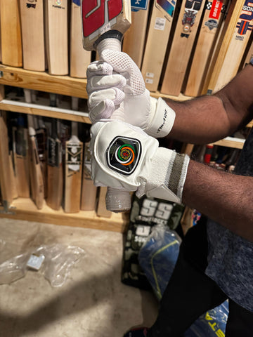 Smart tennis/tape ball cricket batting glove